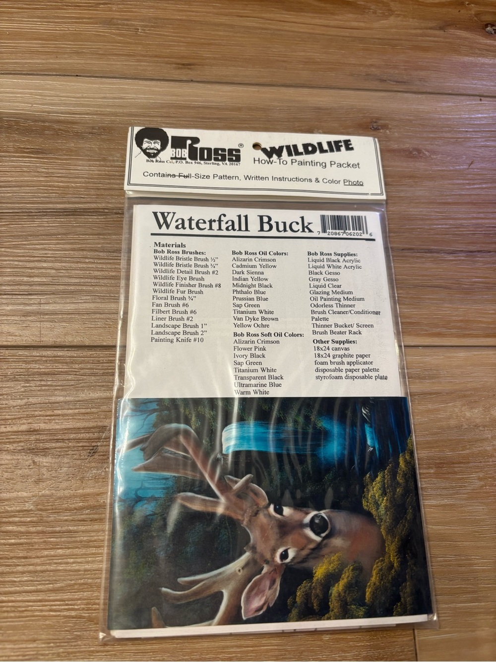 Bob Ross Floral How-To Painting Packet: Waterfall Buck